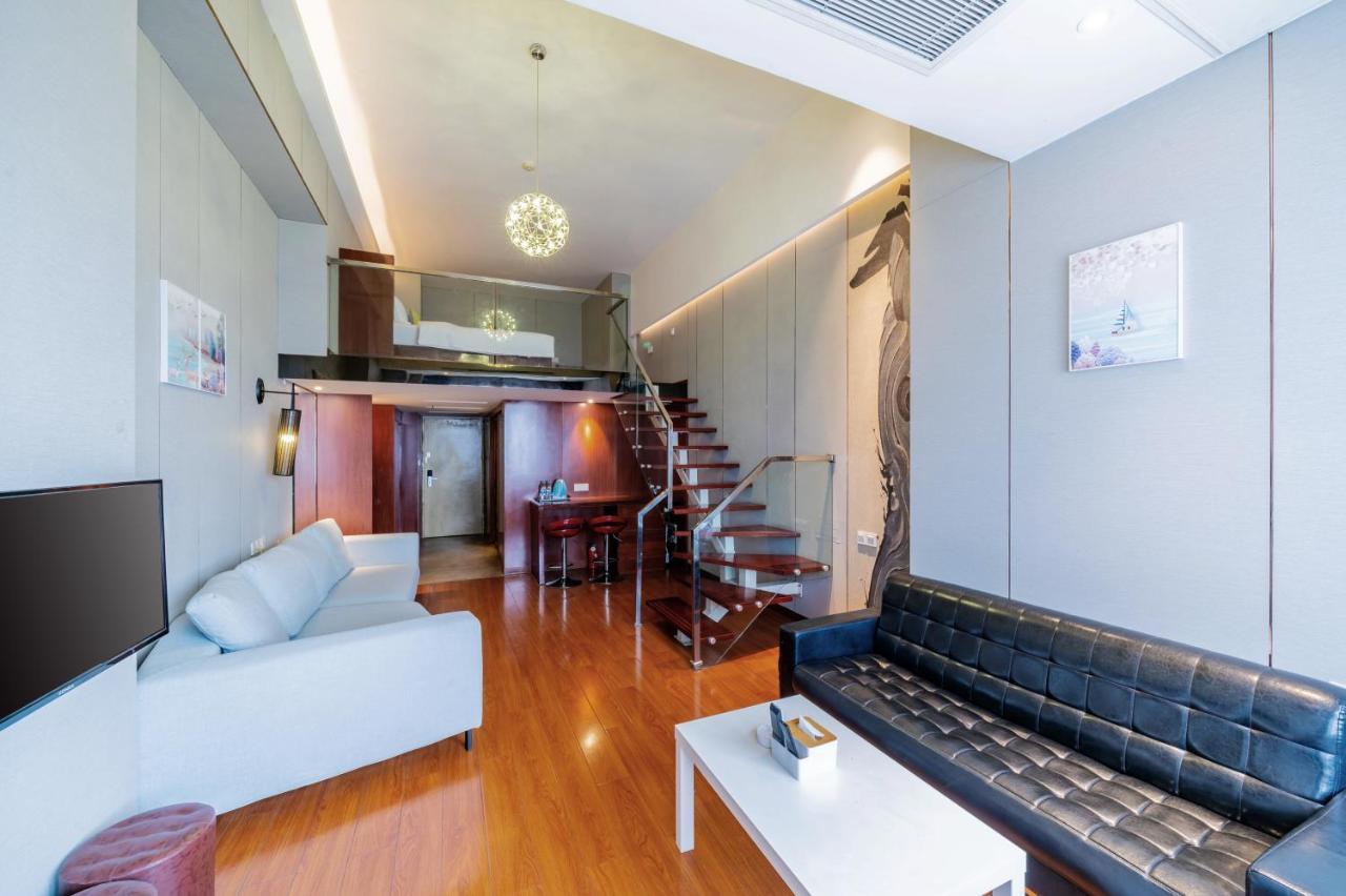 April Fair Duplex Apartment Guangzhou South Railway Station Ao Yuan Yue Shi Dai Branch Exterior photo