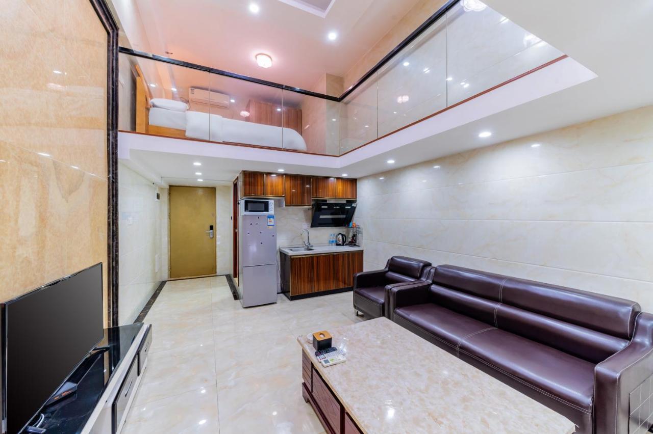 April Fair Duplex Apartment Guangzhou South Railway Station Ao Yuan Yue Shi Dai Branch Exterior photo