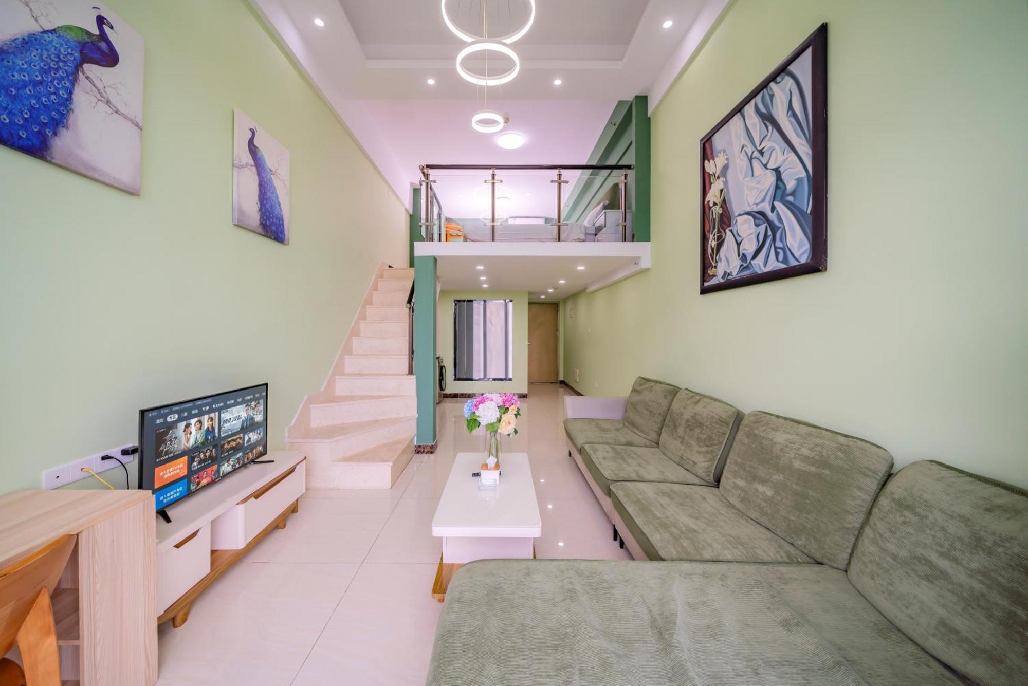 April Fair Duplex Apartment Guangzhou South Railway Station Ao Yuan Yue Shi Dai Branch Exterior photo