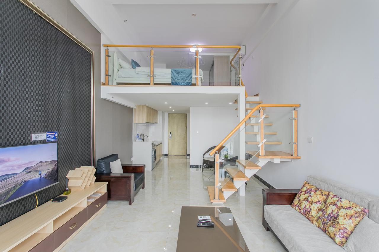 April Fair Duplex Apartment Guangzhou South Railway Station Ao Yuan Yue Shi Dai Branch Exterior photo