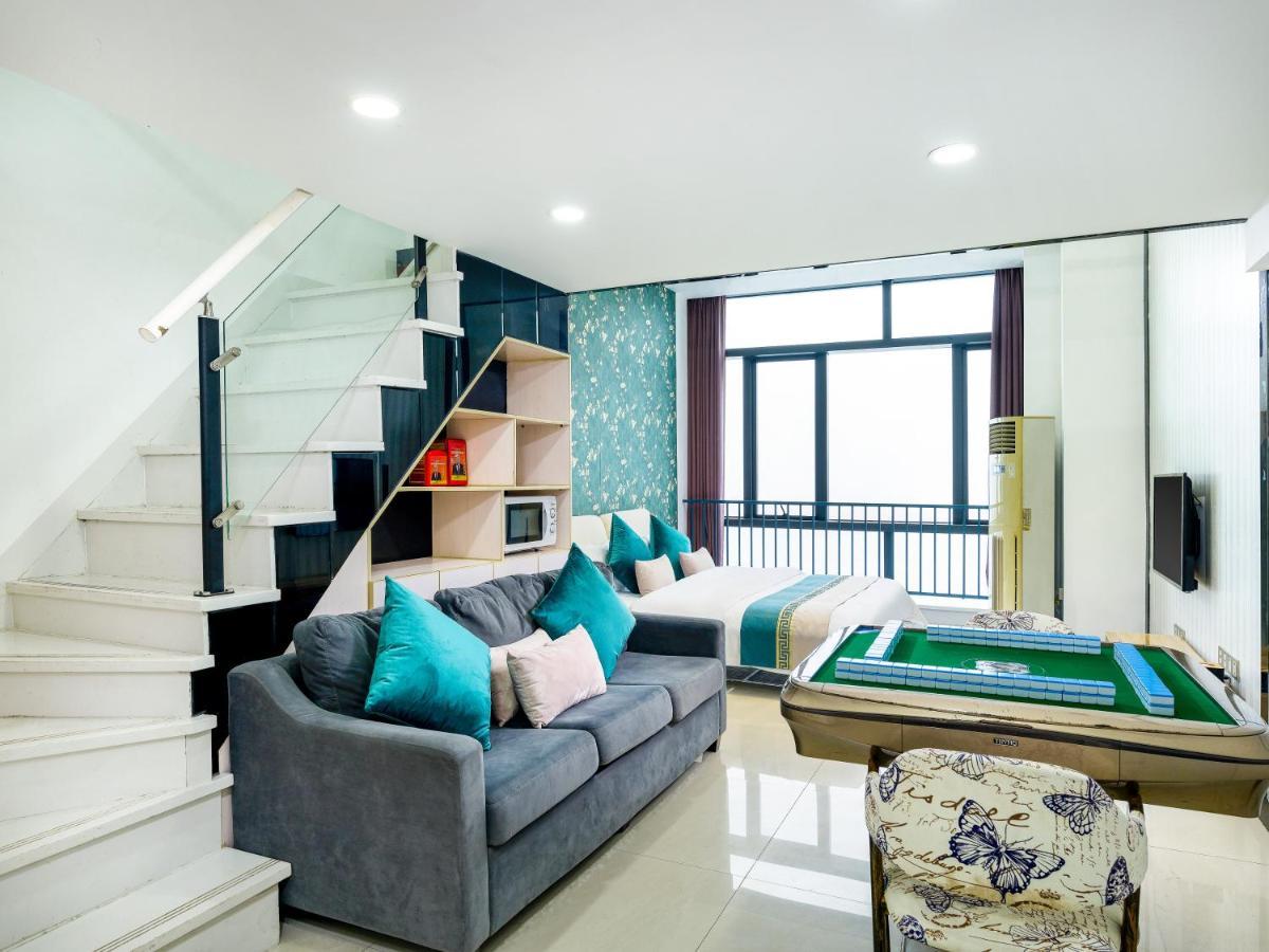 April Fair Duplex Apartment Guangzhou South Railway Station Ao Yuan Yue Shi Dai Branch Exterior photo